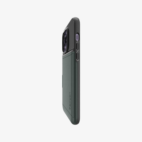 ACS04835 - iPhone 14 Pro Max Case Slim Armor CS in black showing the back